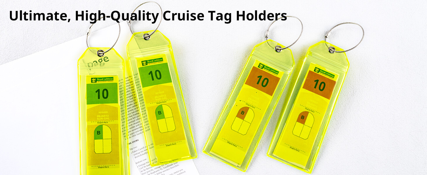 neon, ultimate, high-quality cruise tag holders