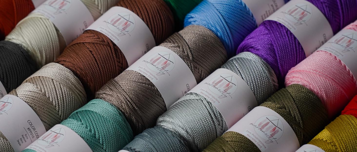 cord macrame yarn mm nylon crochet polyester cording para hilo crocheting string rope trapillo tejer
