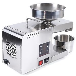 Oil Press Machine 610W Cold/Hot Press Automatic