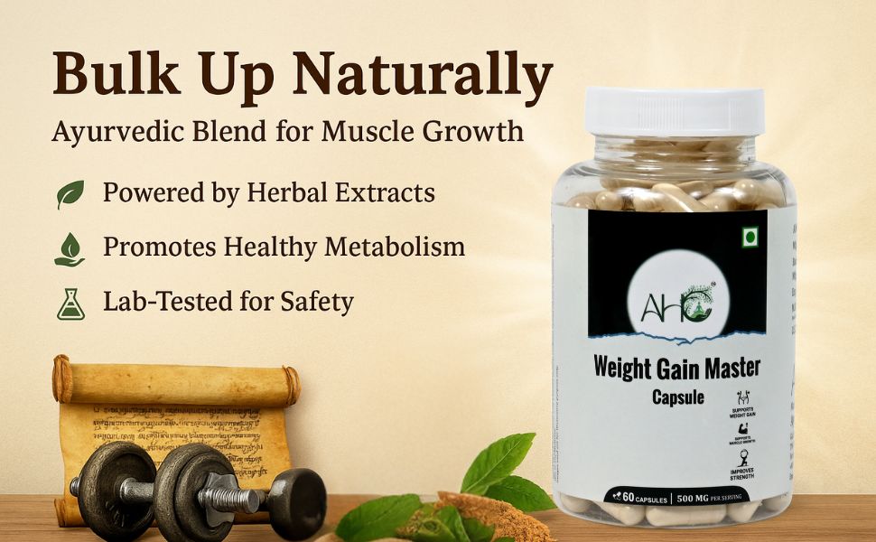 Review Avhc Weight Gain Master Capsules 500Mg, 60 Capsules | New &Amp; 9 Spn-Wt380