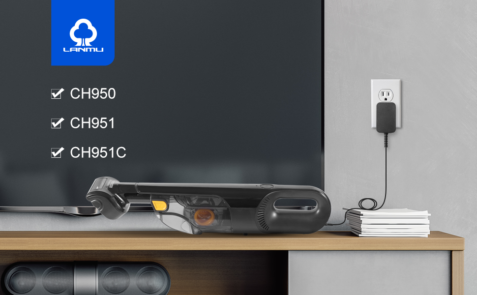 LANMU Replacement Charger Compatible with Shark CH951