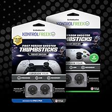 Kontrolfreek Frenzy Black Performance Thumbsticks FPS Playstation Xbox