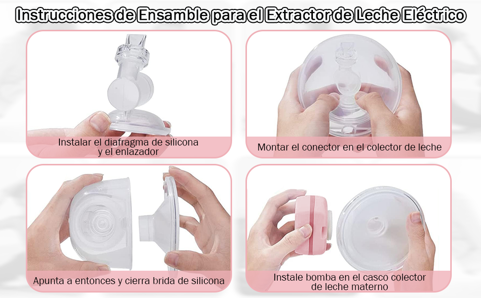 Extractor de leche eléctrico manos libres, cómodo y eficiente
