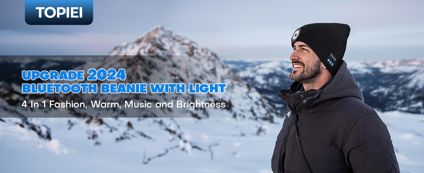 bluetooth beanie with light
