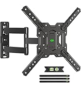 USX MOUNT Full Motion TV Wall Mount for Most 26-60 inch TV, Universal TV Mount Bracket Tilt Swive...