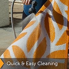 easy cleaning, quick drying, spray, sweep, woven, mat, rv, camp