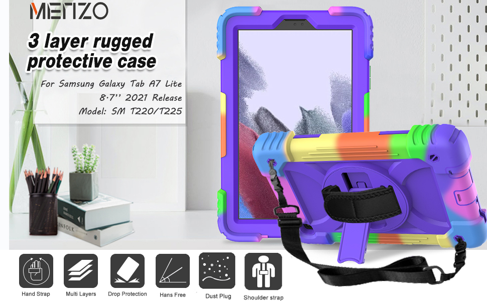 menzo case for samsung galaxy tab a7 lite 8.7-inch 2021 release