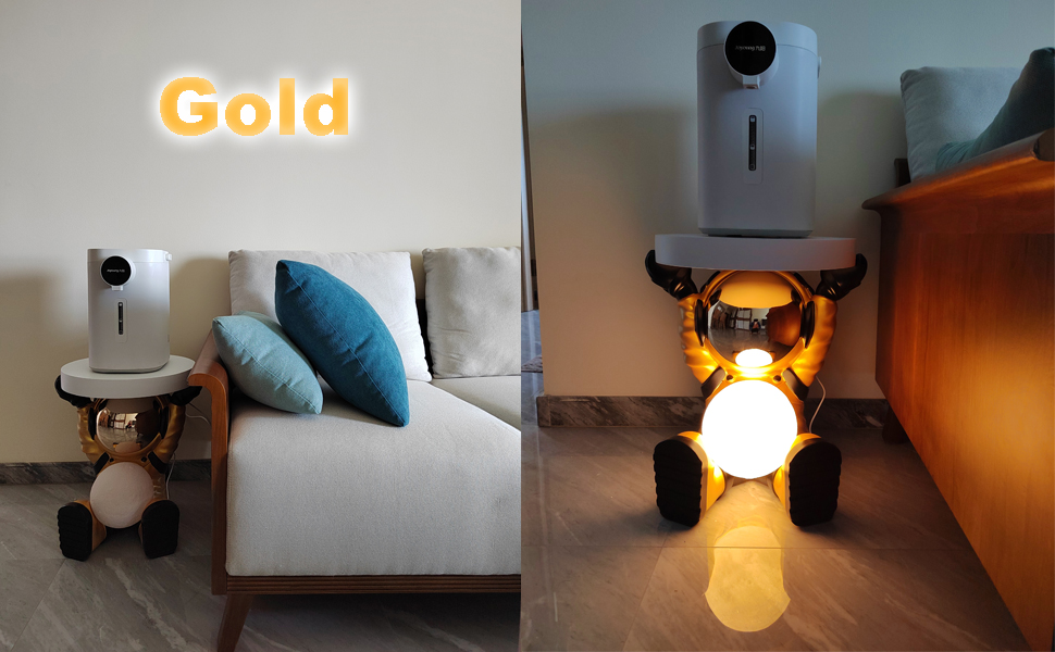 Gold Astronaut Side Table