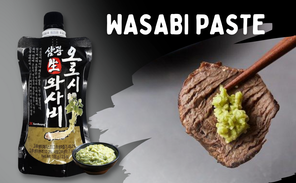 Fresh Wasabi Paste, Authentic Japanese Wasabi flavor in