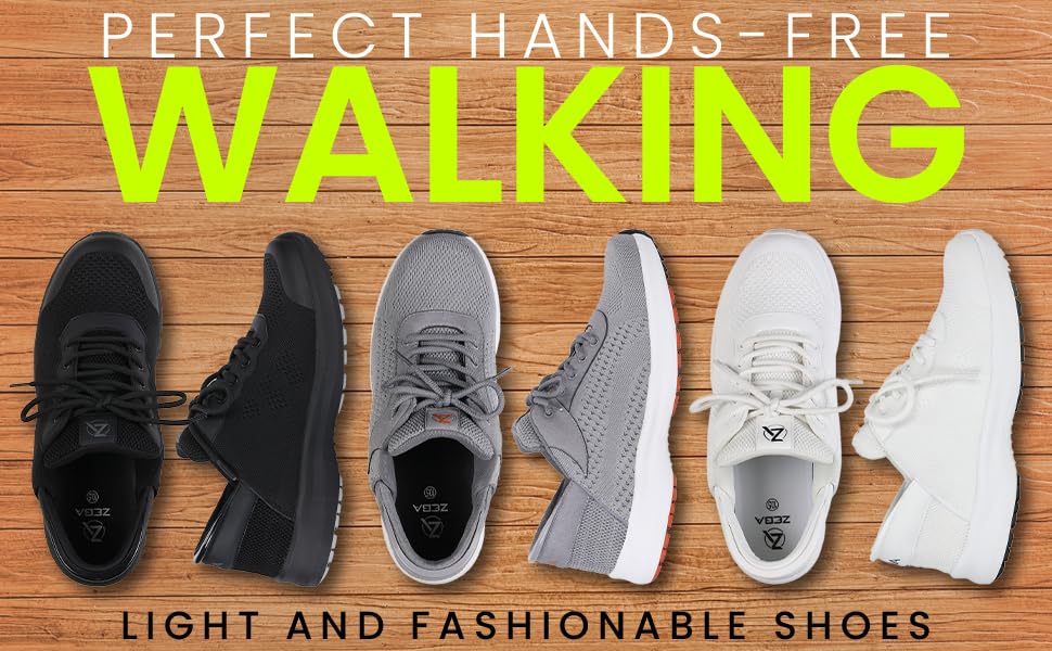 zeba hands free sneakers reviews