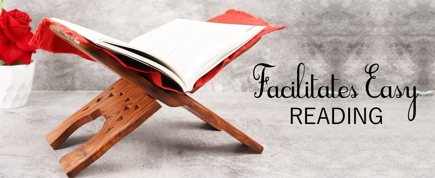 Wooden podium for Quran Quranic reading stand Wooden book rest Adjustable wooden rehal