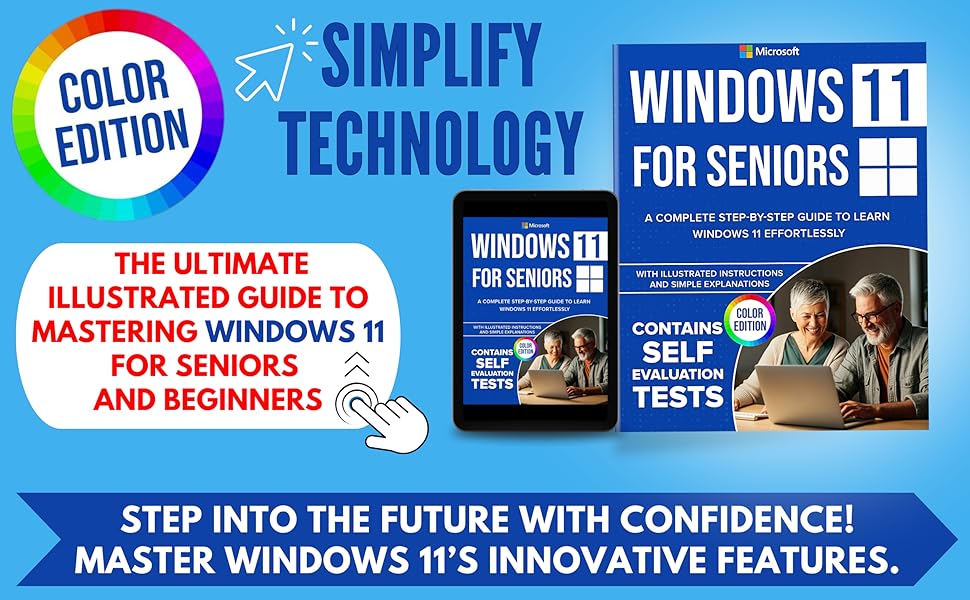 Amazon.com: Windows 11 for Seniors: A Complete Step-by-Step Guide to ...
