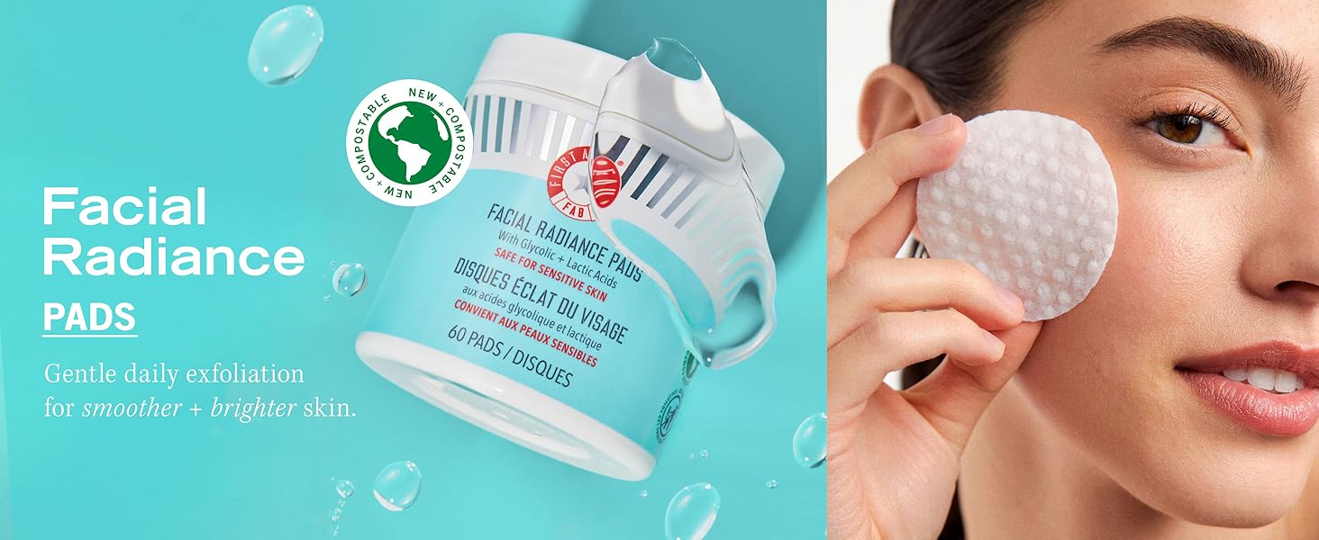 Facial Radiance Pads_Compostable 28 and 60 Pads