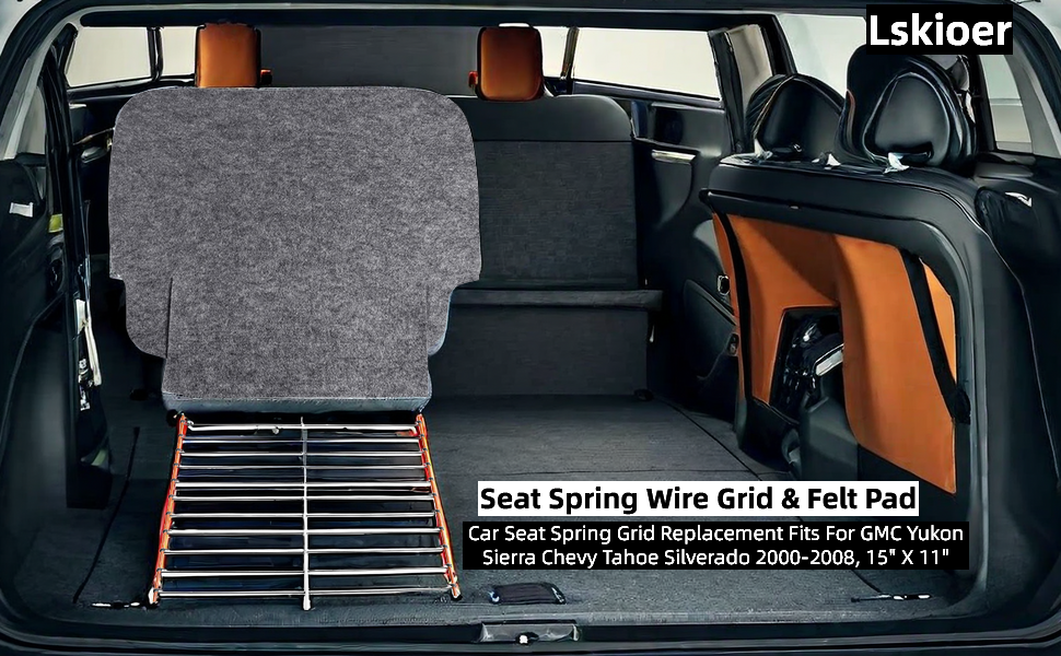 1 Set Seat Spring Wire Grid & Felt Pad Fits For GMC Yukon