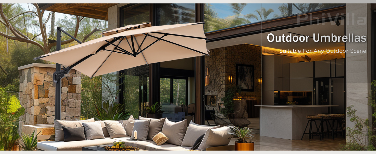 cantilever umbrellas