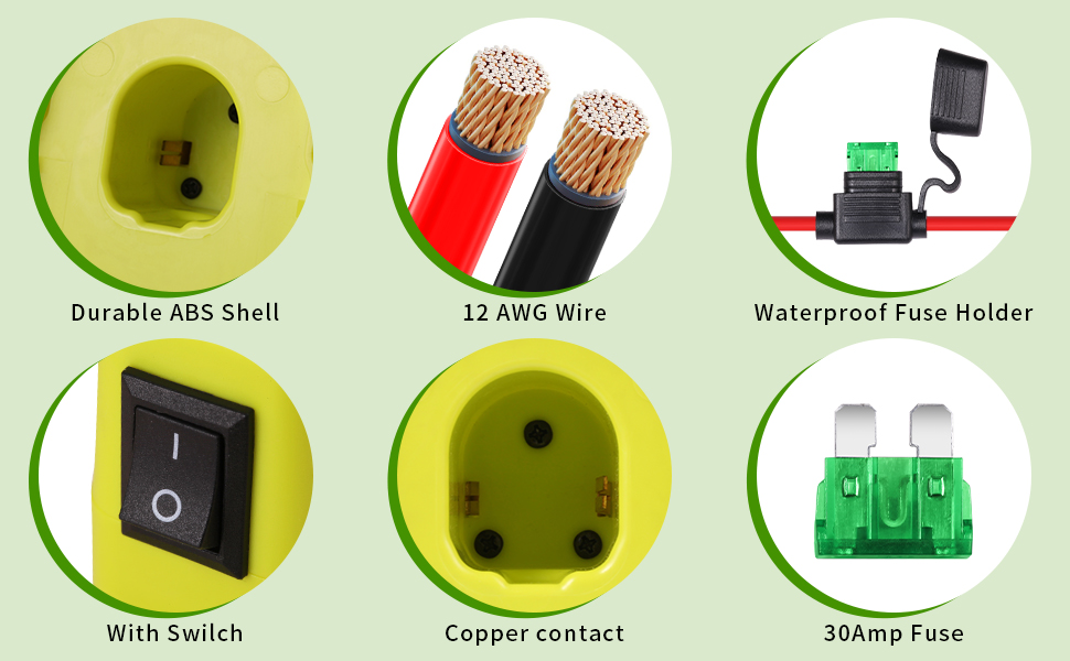 Meytunsin Power Wheels Adapter for Ryobi 18V Battery Adapter Power Wheels Battery