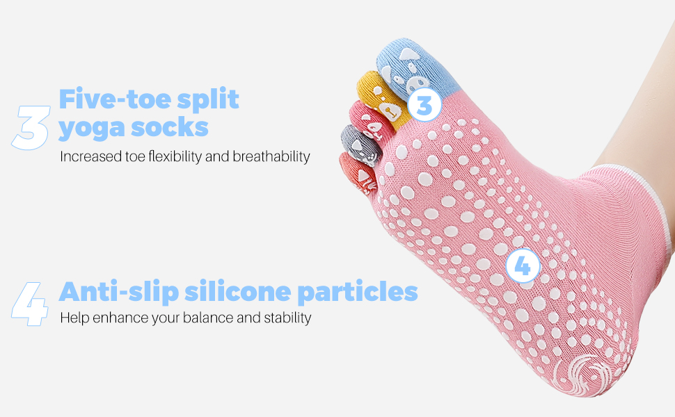 non slip yoga sock women
