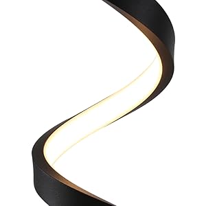 Tischlampe spiraldesign