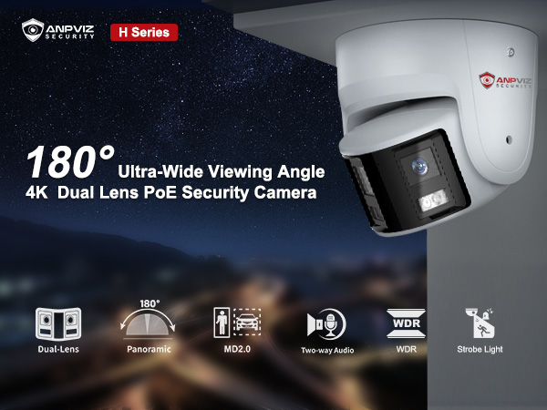 Amazon.com : Anpviz 4K PoE Dual Lens Security Camera Outdoor