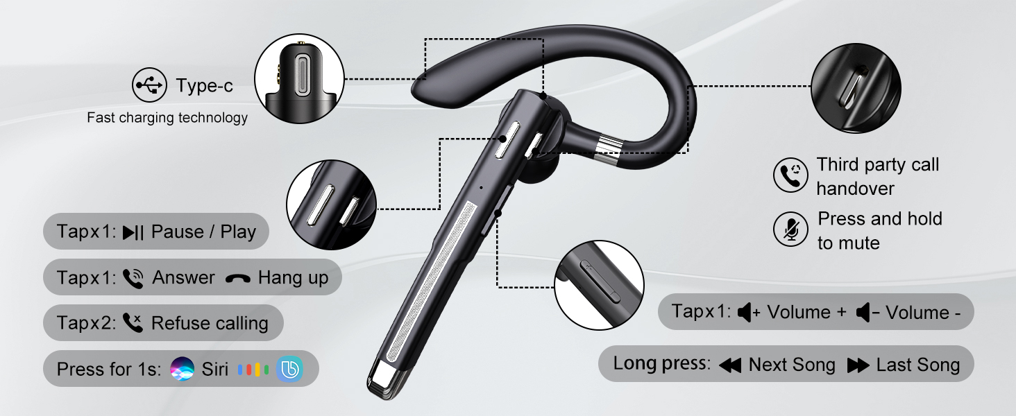 bluetooth headset for phone calls
