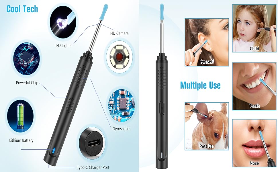 ear cleaning kit for adults kids and dog cat