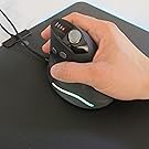 mojo vertical silent gaming mouse with directional joystick for gamers