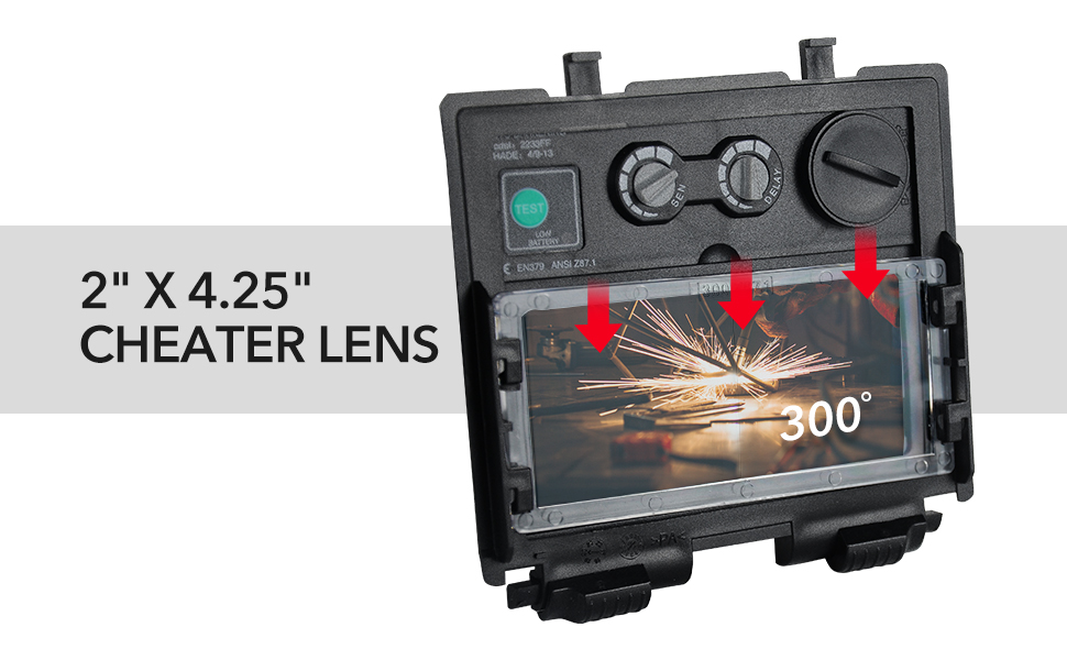 TRQWH 2/Pack Welding Helmet Magnifying Lens 1.0/1.5/2.0/2.5/3.0 Diopter