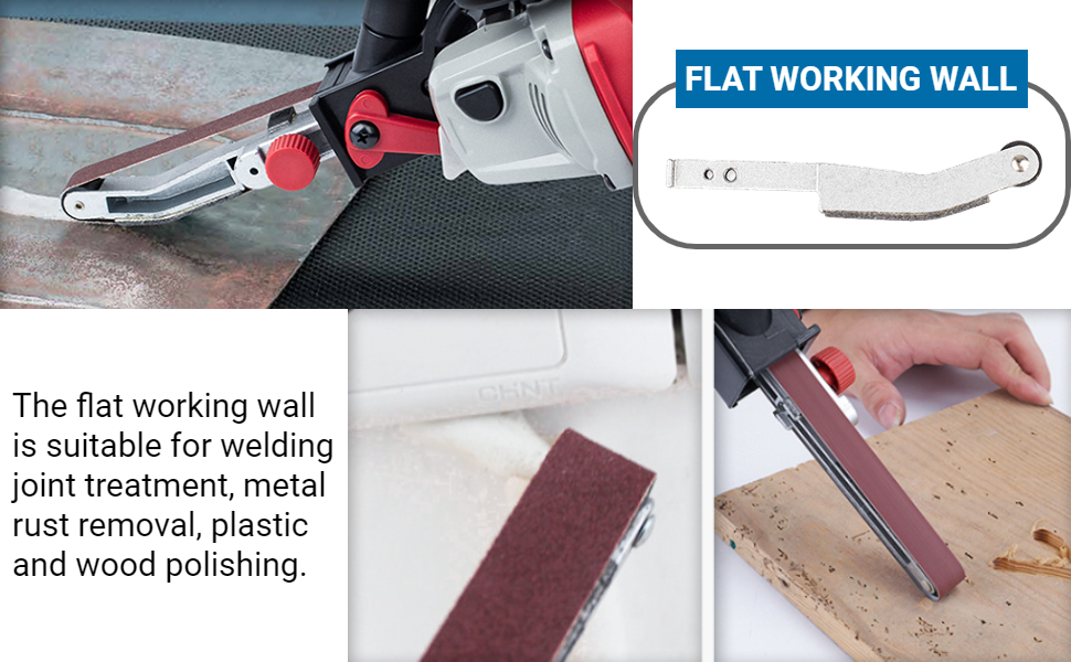 Mini Belt Sander Sanding Head Adapter, M10 Angle Grinder Belt Sander