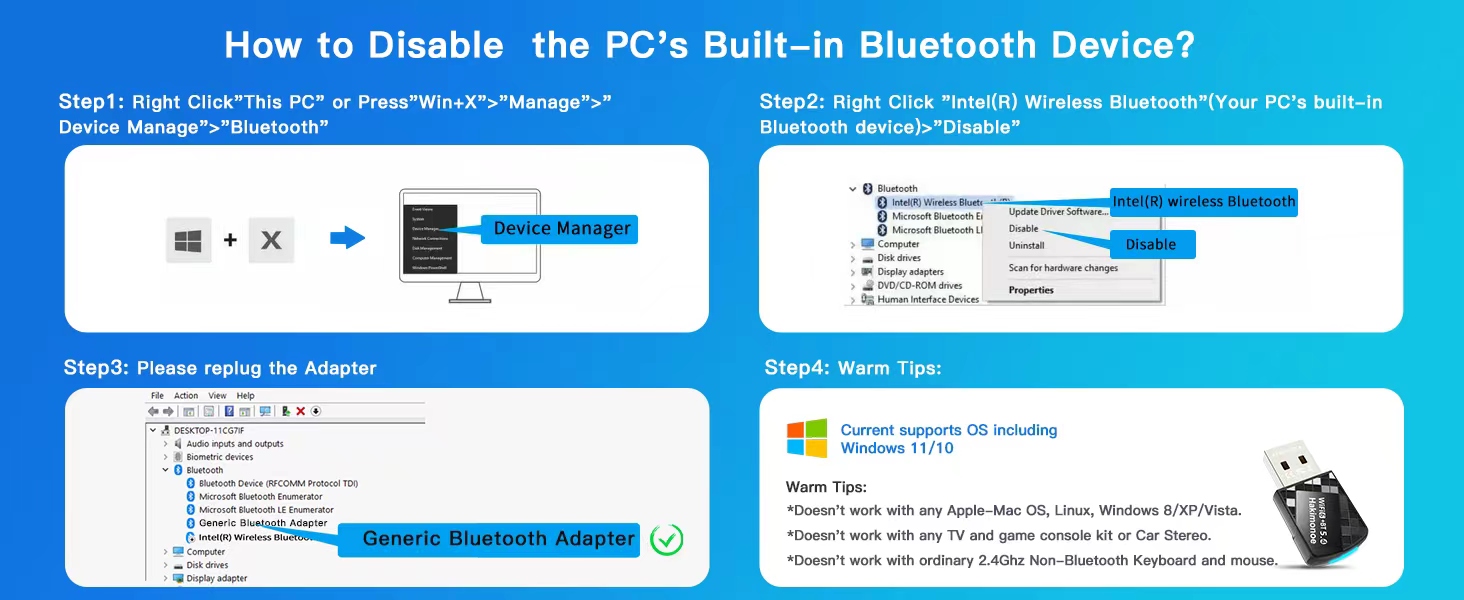 AX913B-TroubleShooting Guide Bluetooth