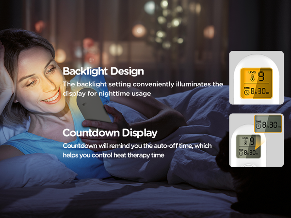 weighted heating pad