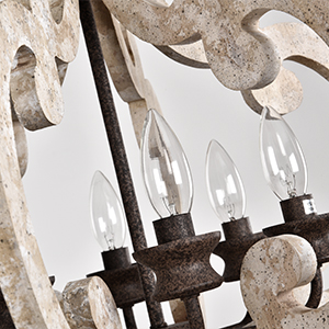 Vintage iron bulb base