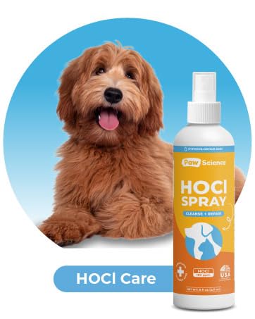paw science hydrochlorous acid spray for dogs and cats