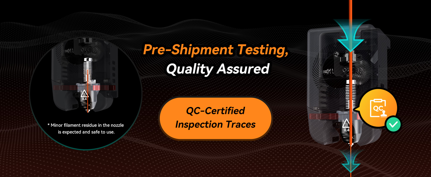 Flashforge Nozzle Assembly for Adventurer 5M 3D Printer, 280°C High Speed and Quick-Release Nozzle (4 Size Kit) 16 Nozzle