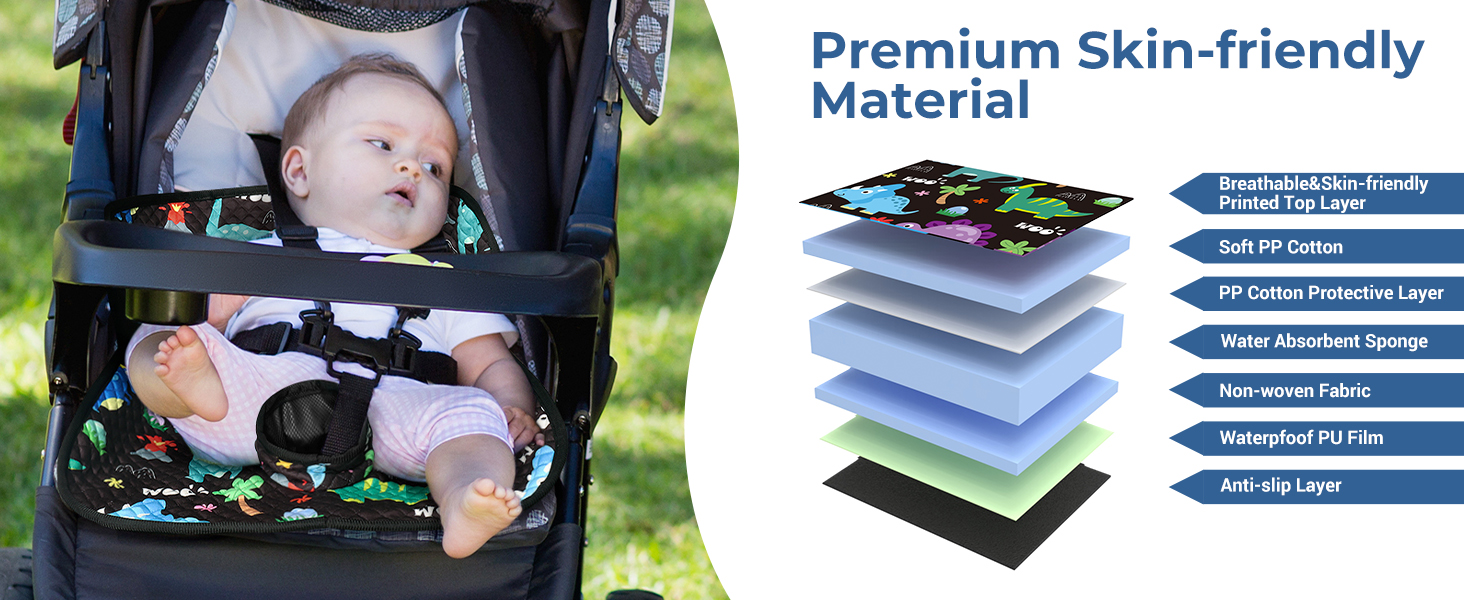 Car seat protector for toddler car seat