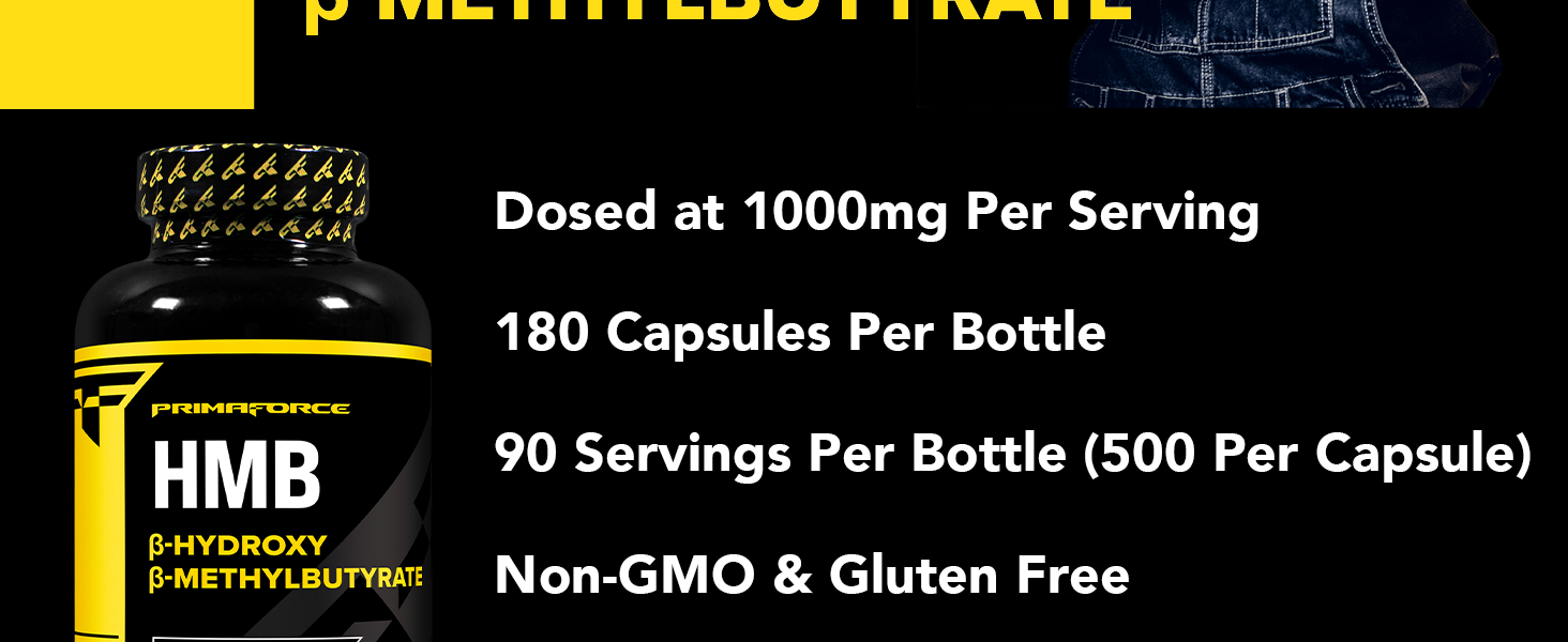 Primaforce HMB (BetaHydroxy BetaMethylbutyrate) 1000mg