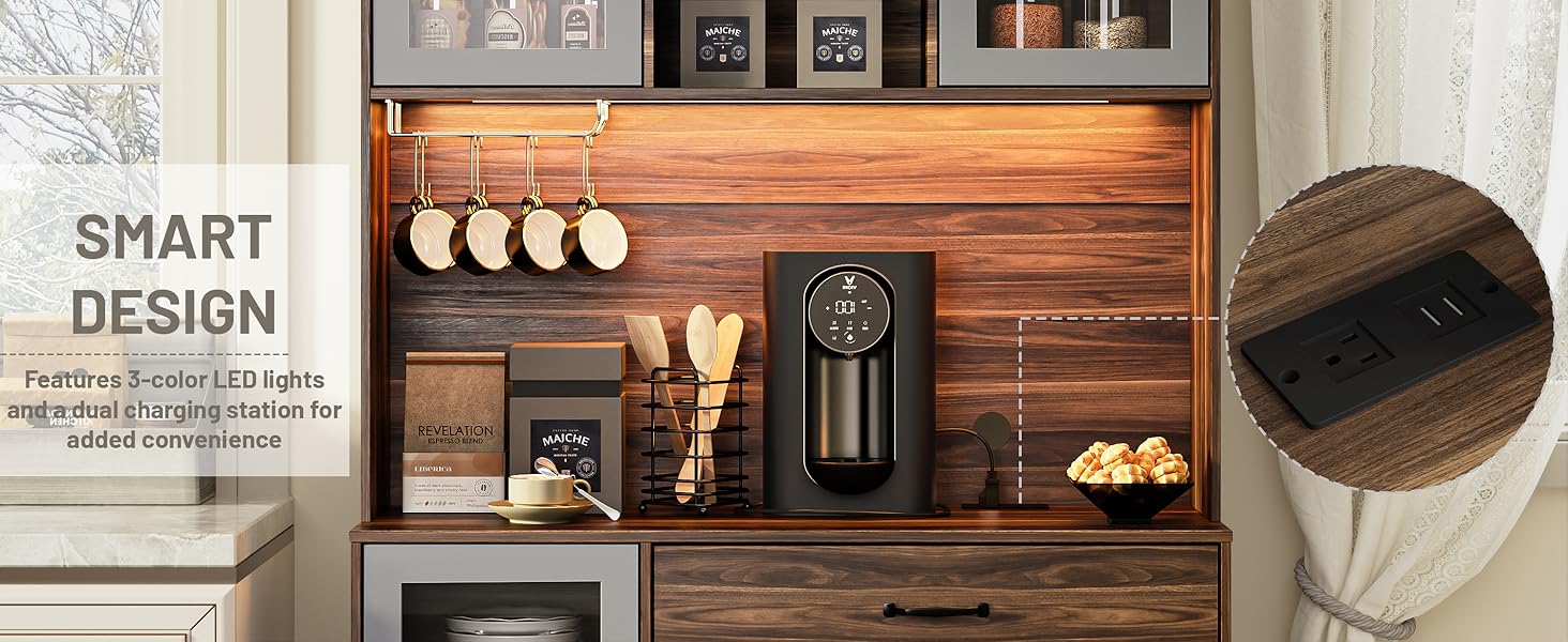 coffee bar cabinet