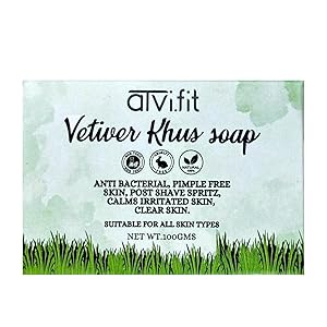 Anti Bacterial, Khus Vetiver roots soap for all skin types