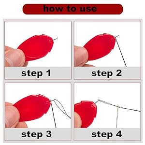 needle threader for hand sewing
