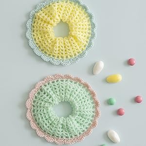 キャンディカラーのかぎ針編み