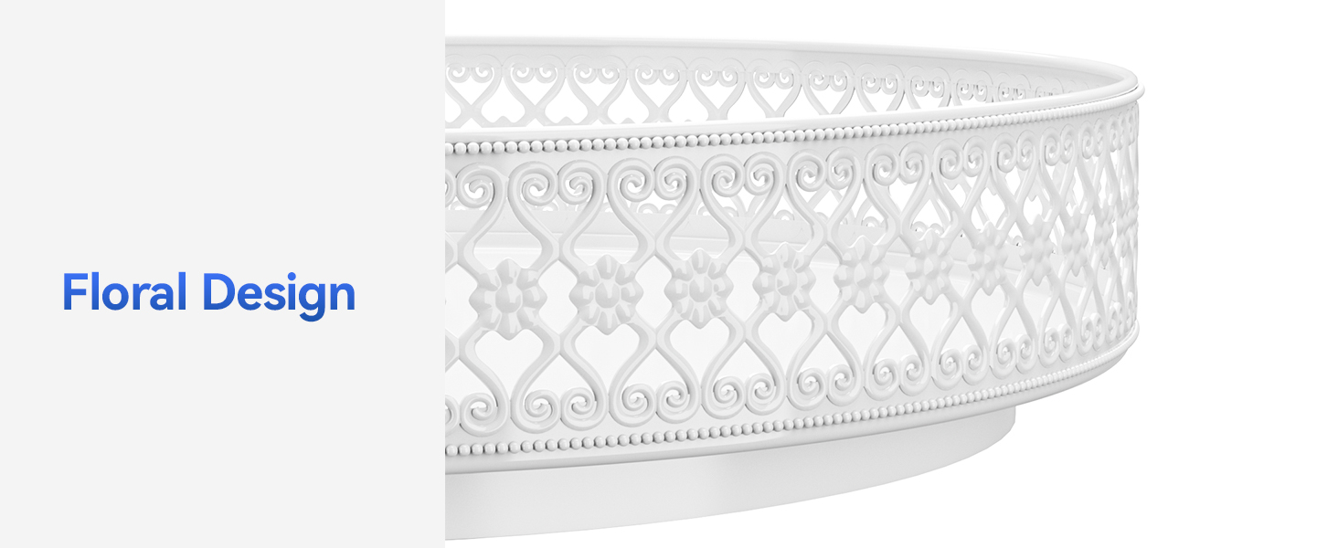 Lazy Susan Organizer 2 Tier Turntable Spice Rack 12 inch