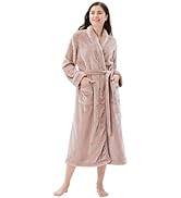 COOVA Premium Robe for Women – Plush Soft Robe, Fluffy, Warm, Long Fleece Bathrobe
