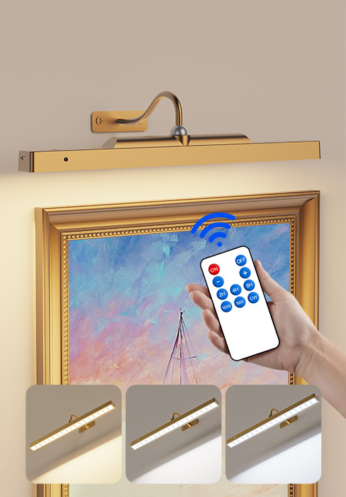 brass picture lights