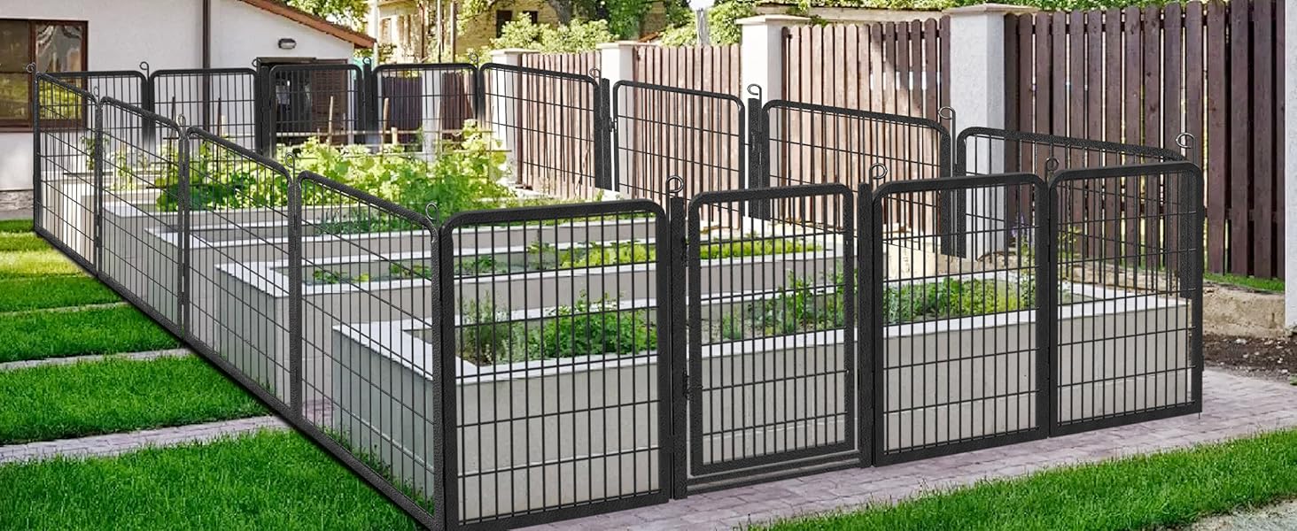Garden Fence Decorative Garden Fencing with Low Threshold