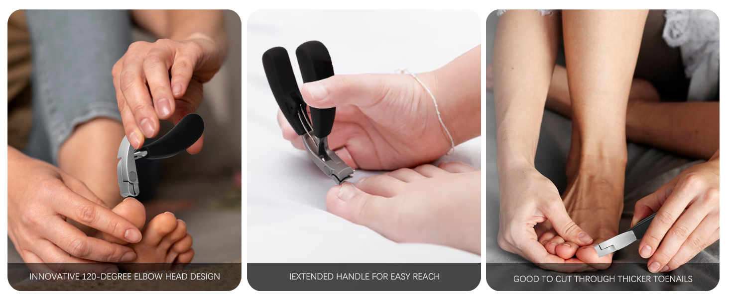 Unaone Nail Clippers - Professional Toenail Clippers for Thick Nails