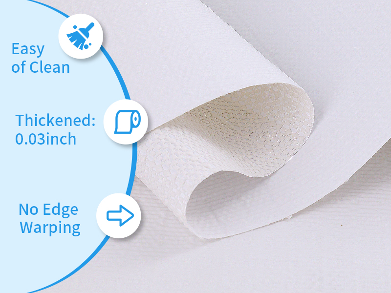 Shelf Liners for Kitchen 12in x 20FT Non Adhesive