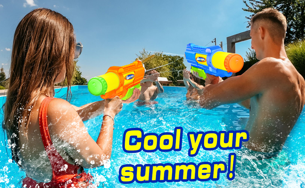 2 pack super water gun for adults pool toys party