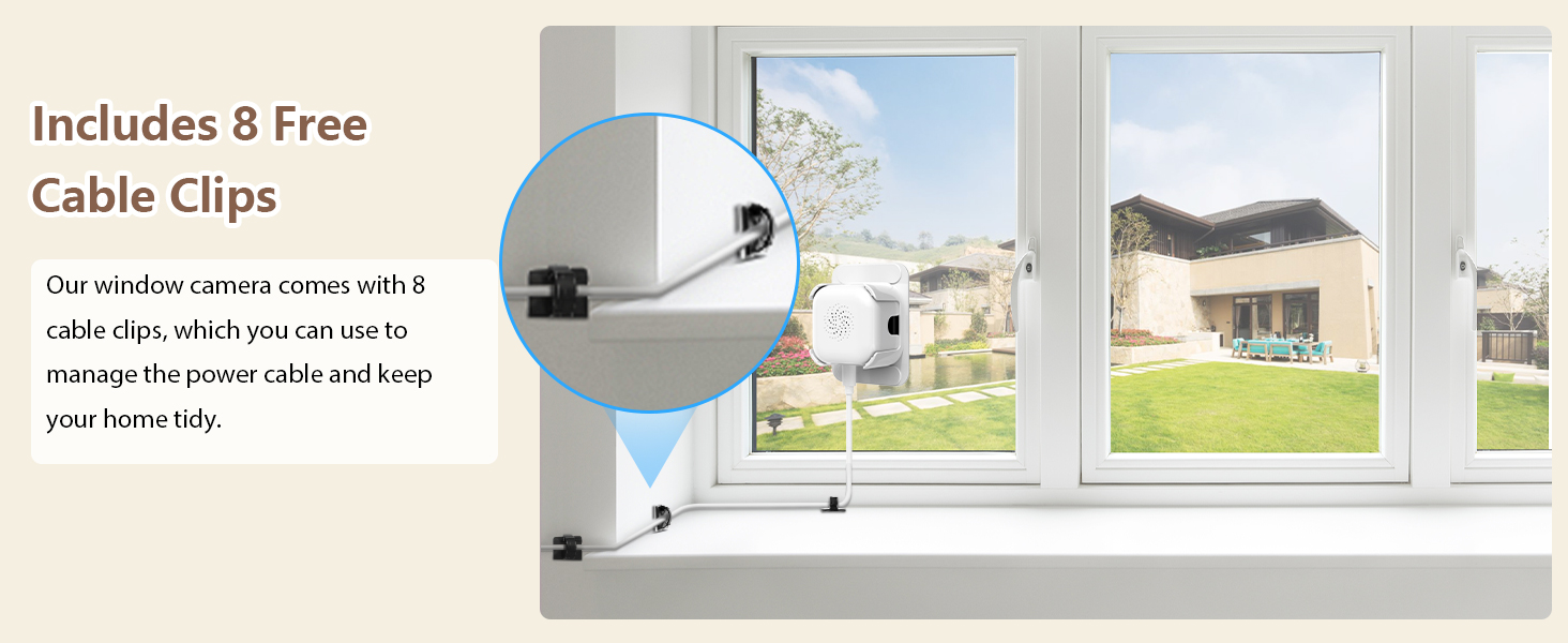 Includes 8 Free Cable Clips