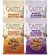 Quinn Pretzel Nuggets Nutty Variety Pack - Made with Real Ingredients, Whole Grain Sorghum, Vegan...