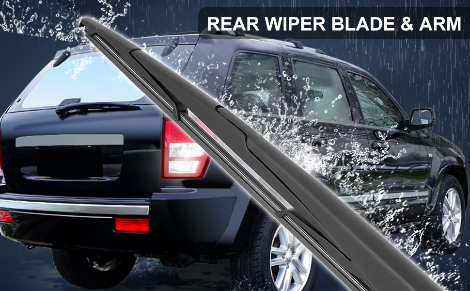 X AUTOHAUX 365mm 14" Car Rear Windshield Wiper Blade Arm