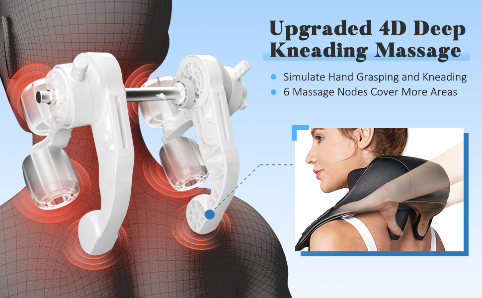 Nackenmassagegerät mit 4D-Massage